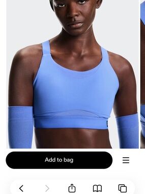 On Running Performance Bra in Sailor NWT